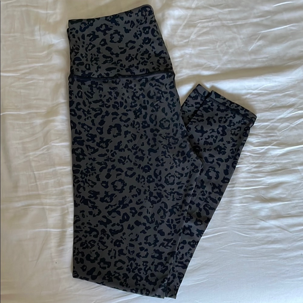 Athleta Leopard Print High-Waisted Leggings